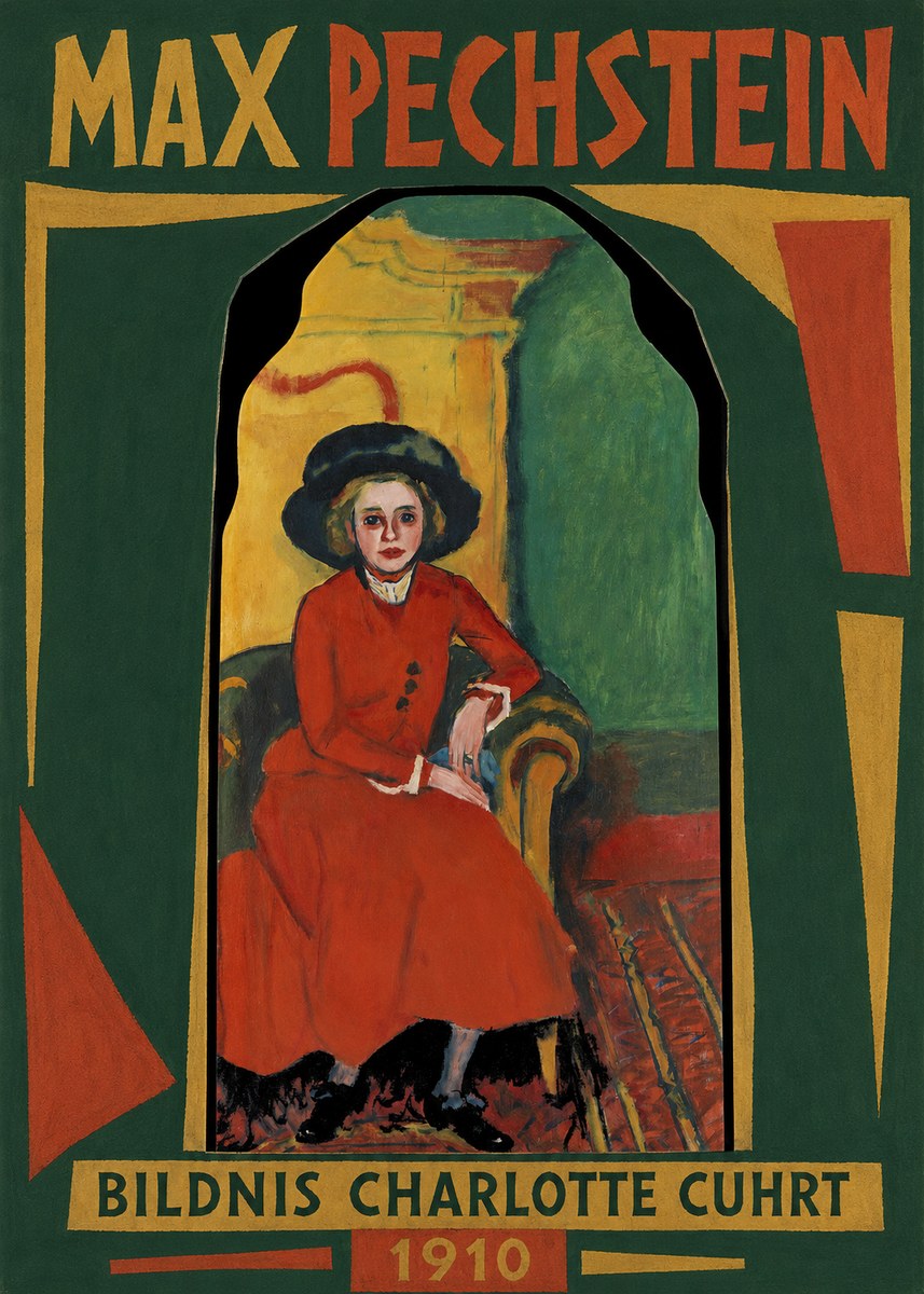 Max Pechstein Bildnis Charlotte Cuhrt No1 - Poster