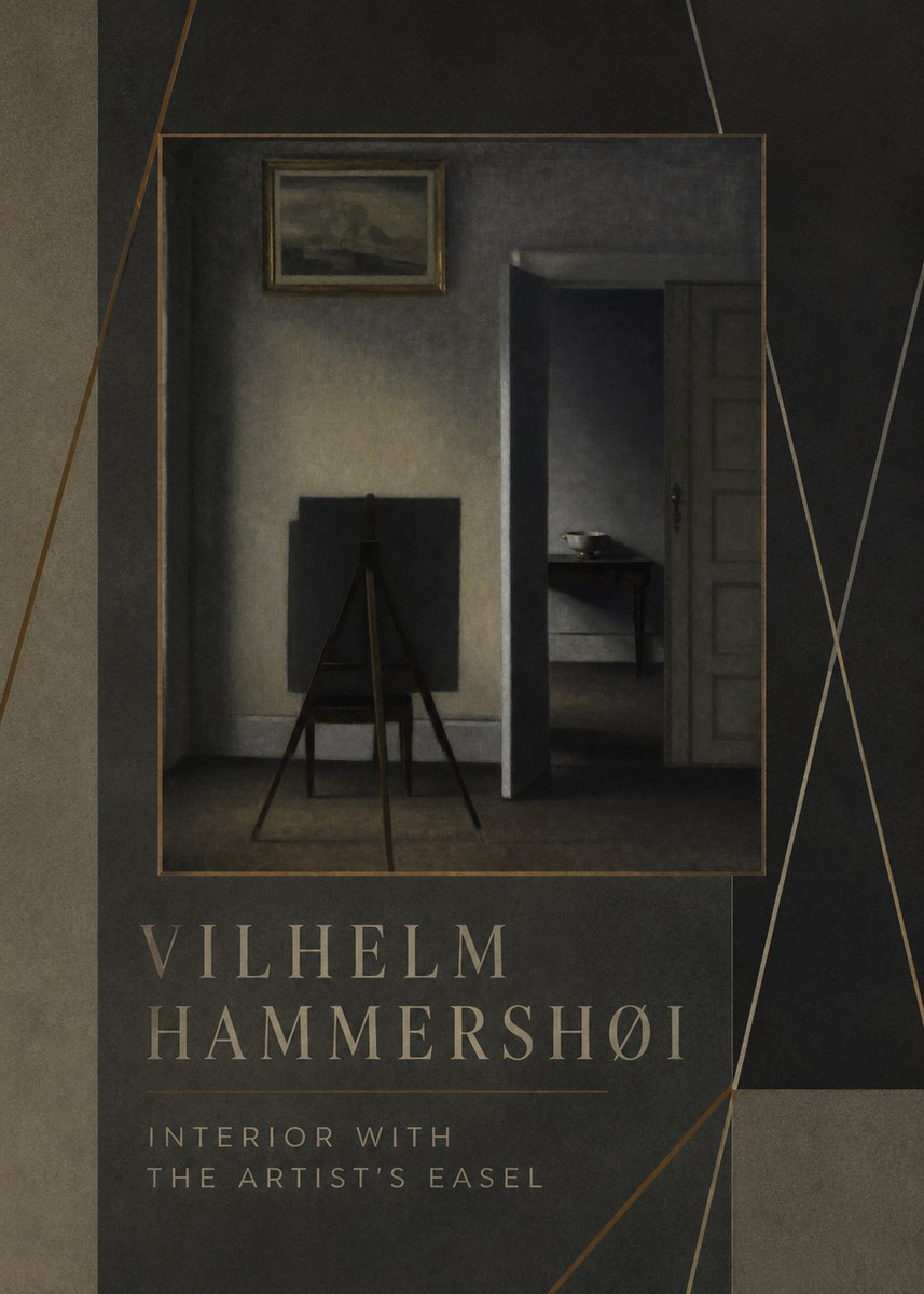 Vilhelm Hammershøi Interior with the Artist's Easel I No4 - Poster