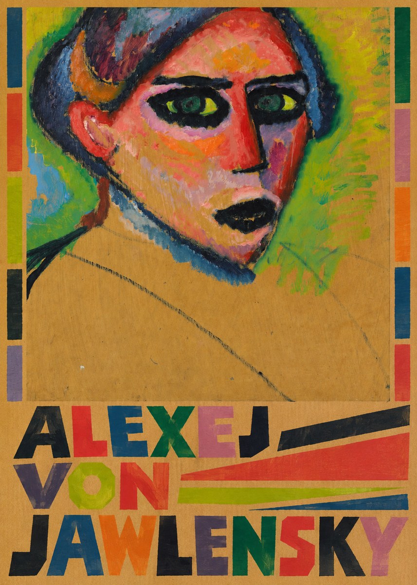 Alexej von Jawlensky Expressionist Head No4 - Poster
