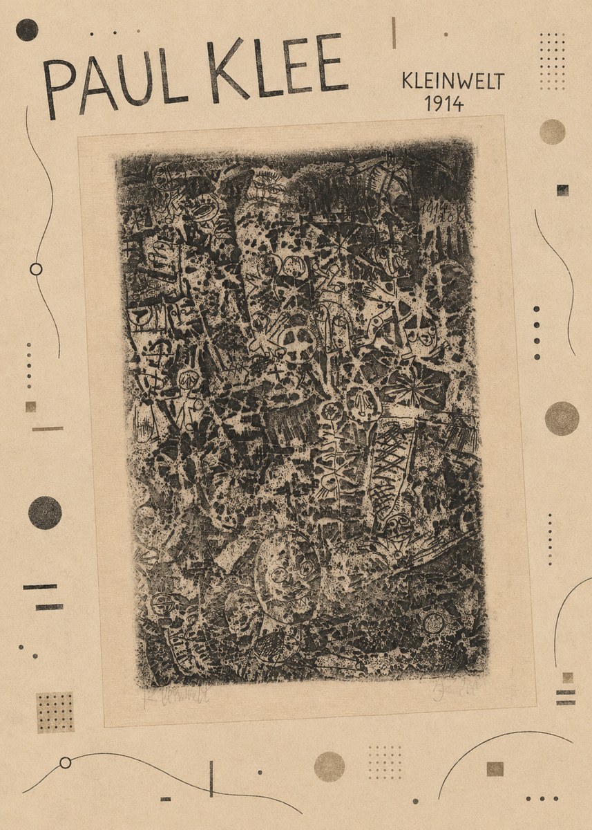 Paul Klee Kleinwelt No2 - Poster