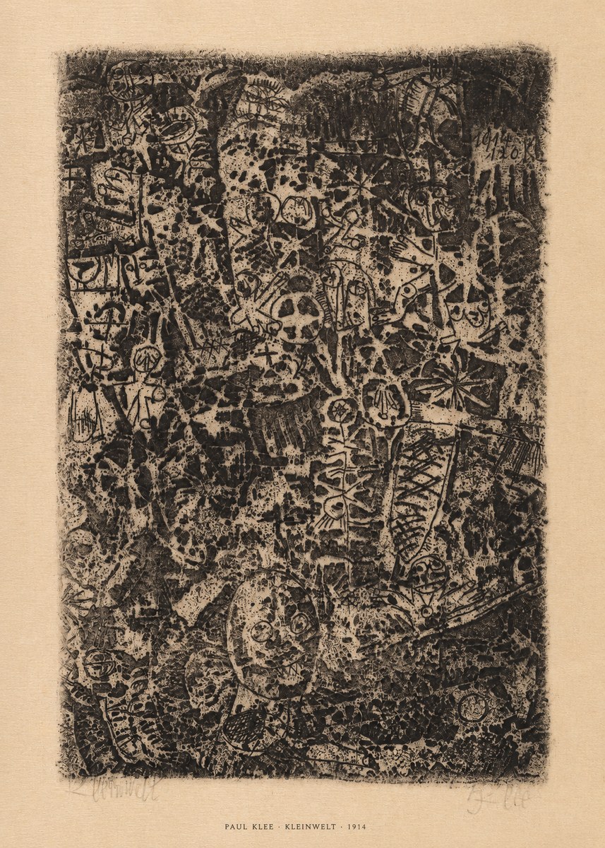 Paul Klee Kleinwelt No5 - Poster