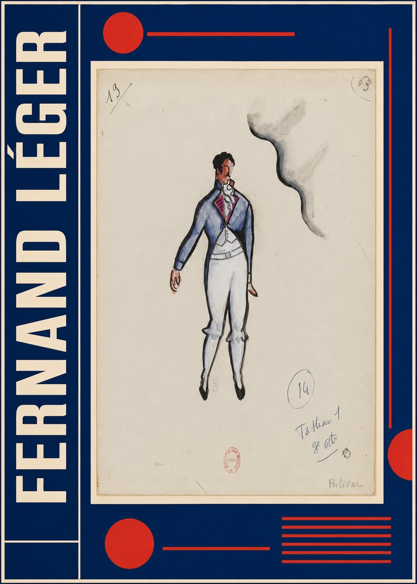 Fernand Léger Bolivar. Tableau 1 3E Acte No3 - Poster