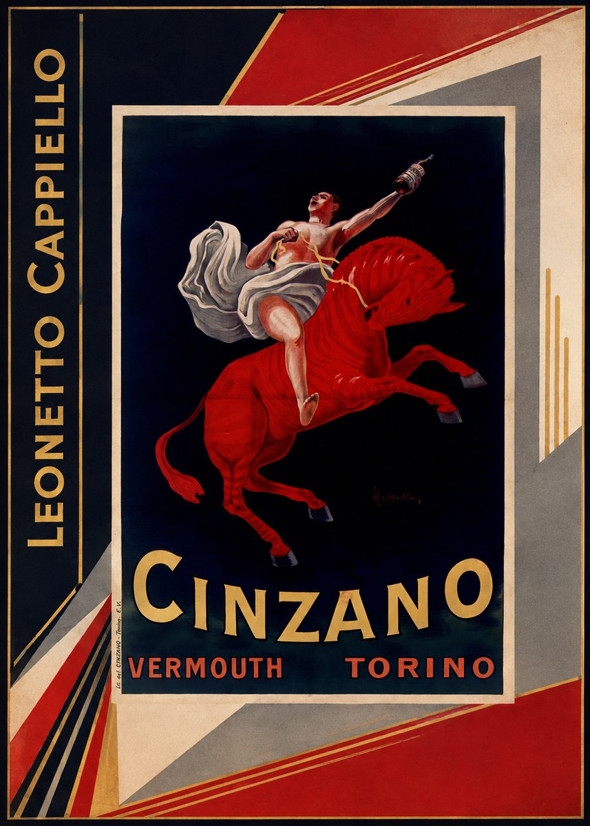 Leonetto Cappiello Cinzano Vermouth No2 - Poster
