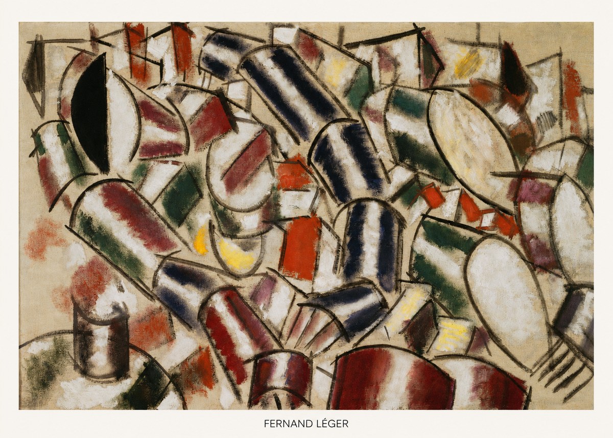 Fernand Léger Contraste De Formes No6 - Poster