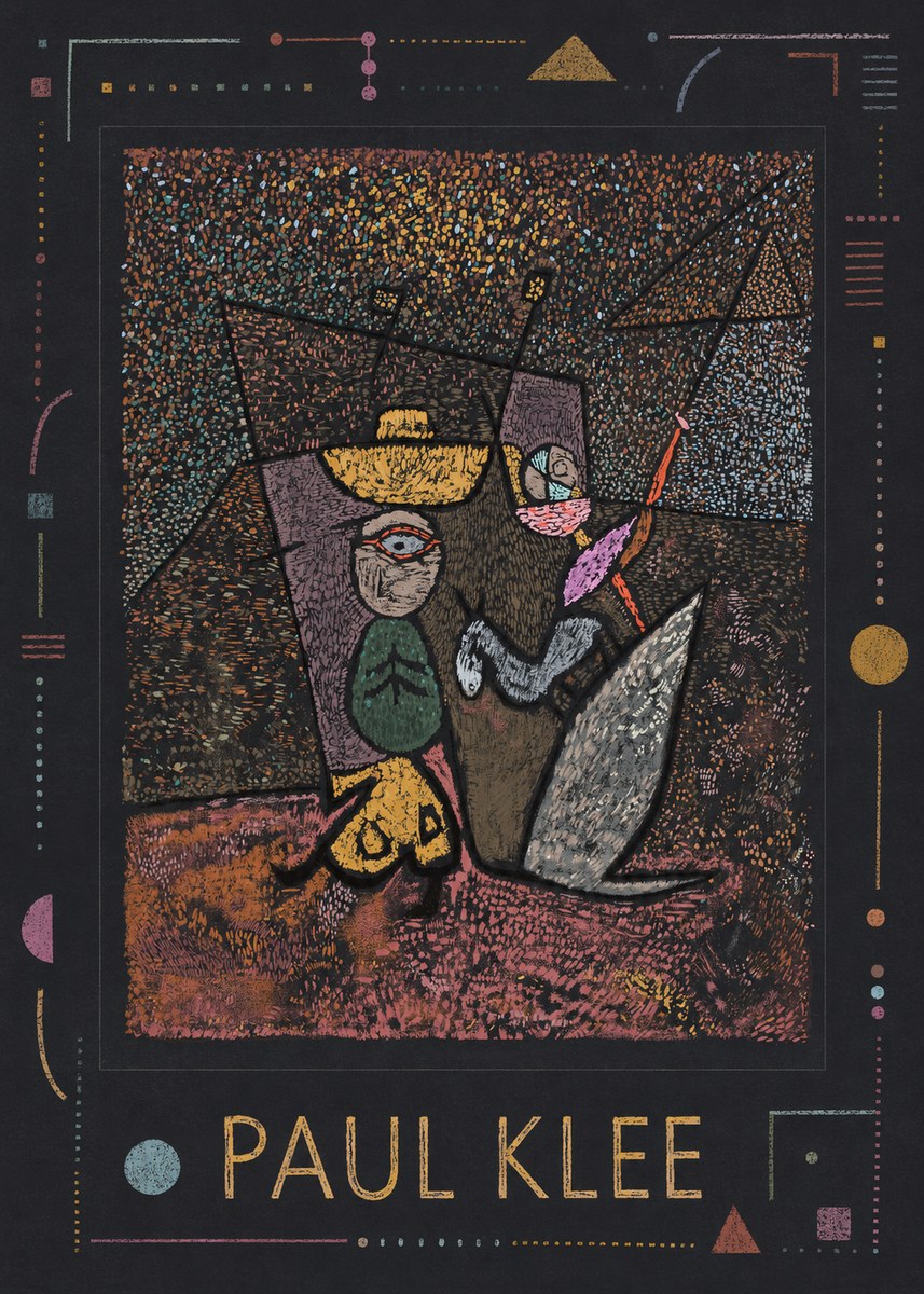 Paul Klee Man, Beast and Plant No1 - Poster