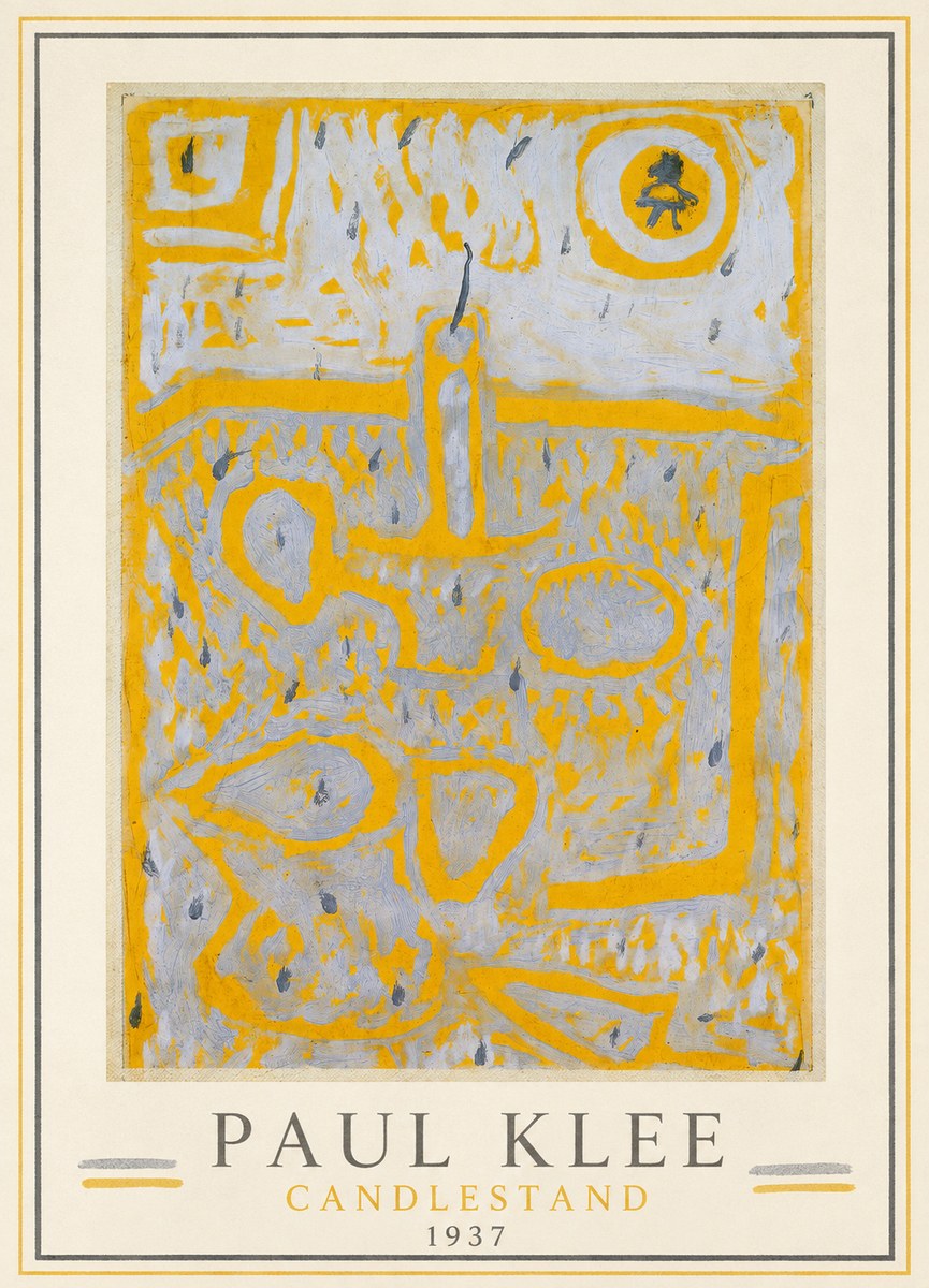 Paul Klee Candlestand No1 - Poster