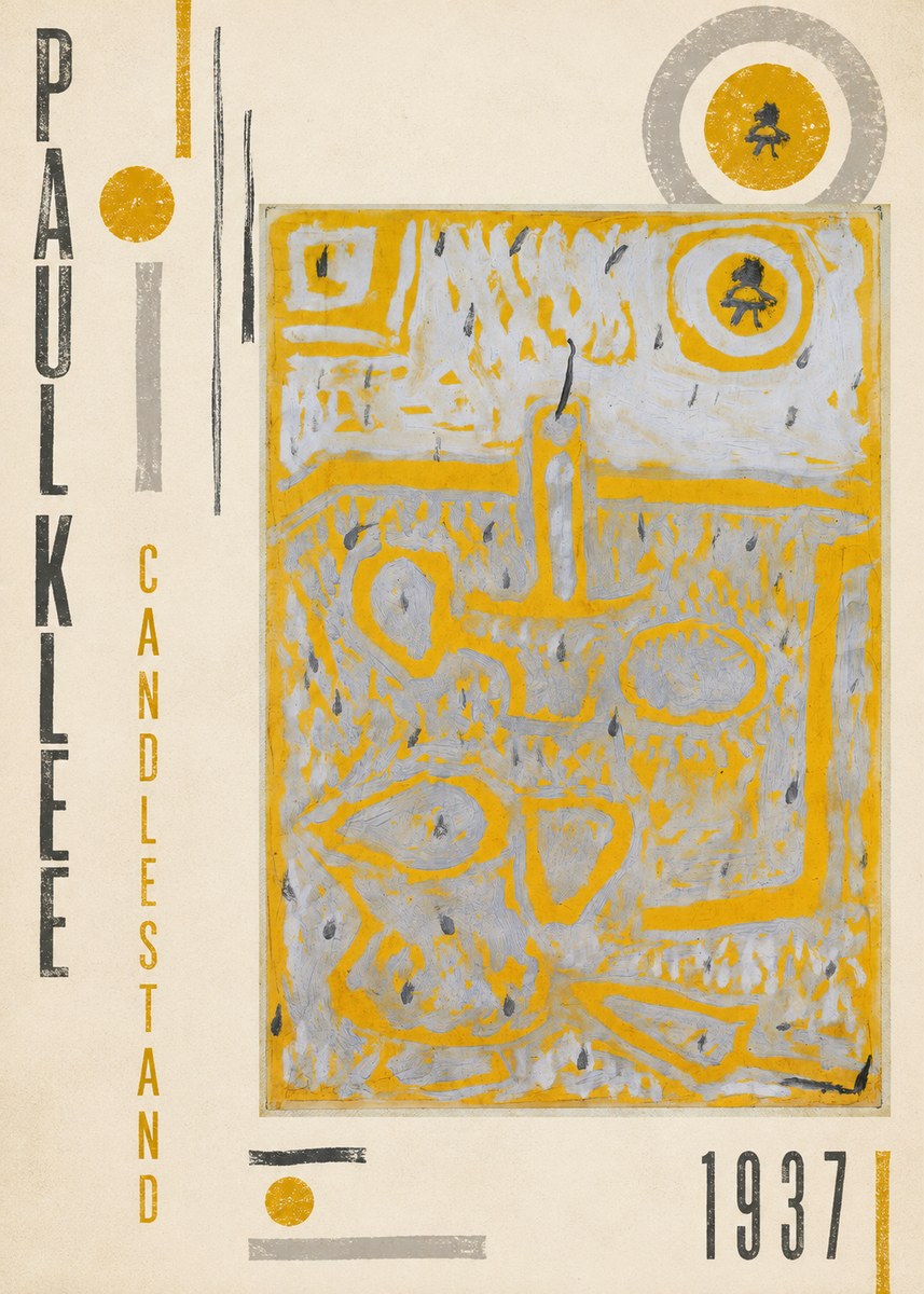 Paul Klee Candlestand No6 - Poster