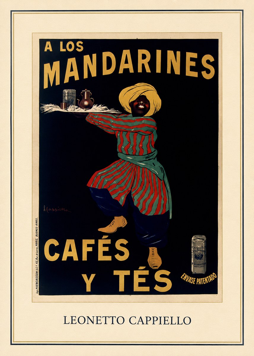 Leonetto Cappiello A Los Mandarines No4 - Poster
