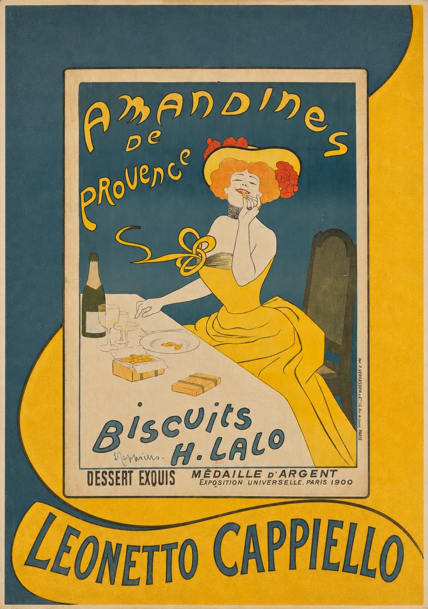 Leonetto Cappiello Amandines De Provence Biscuits H. Lalo II No4 - Poster