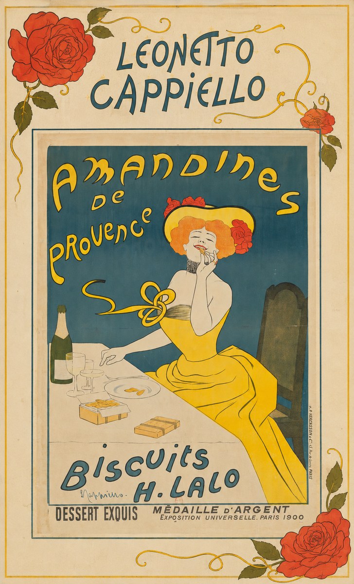 Leonetto Cappiello Amandines De Provence Biscuits H. Lalo II No5 - Poster