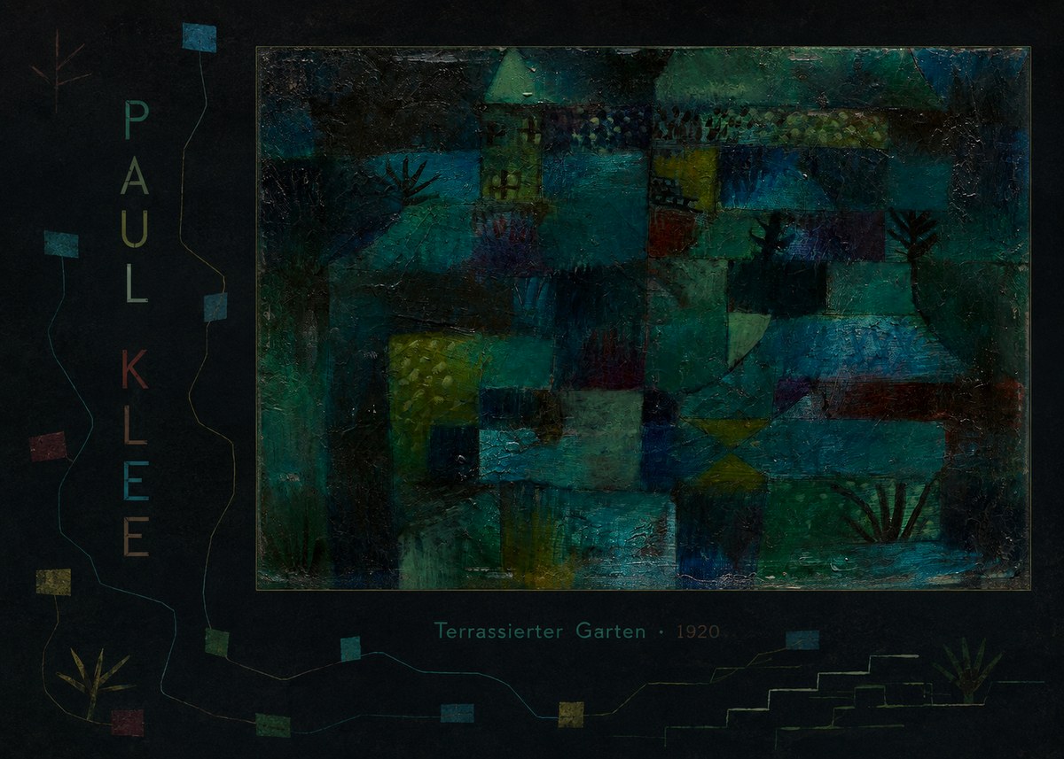 Paul Klee Terrassierter Garten No6 - Poster