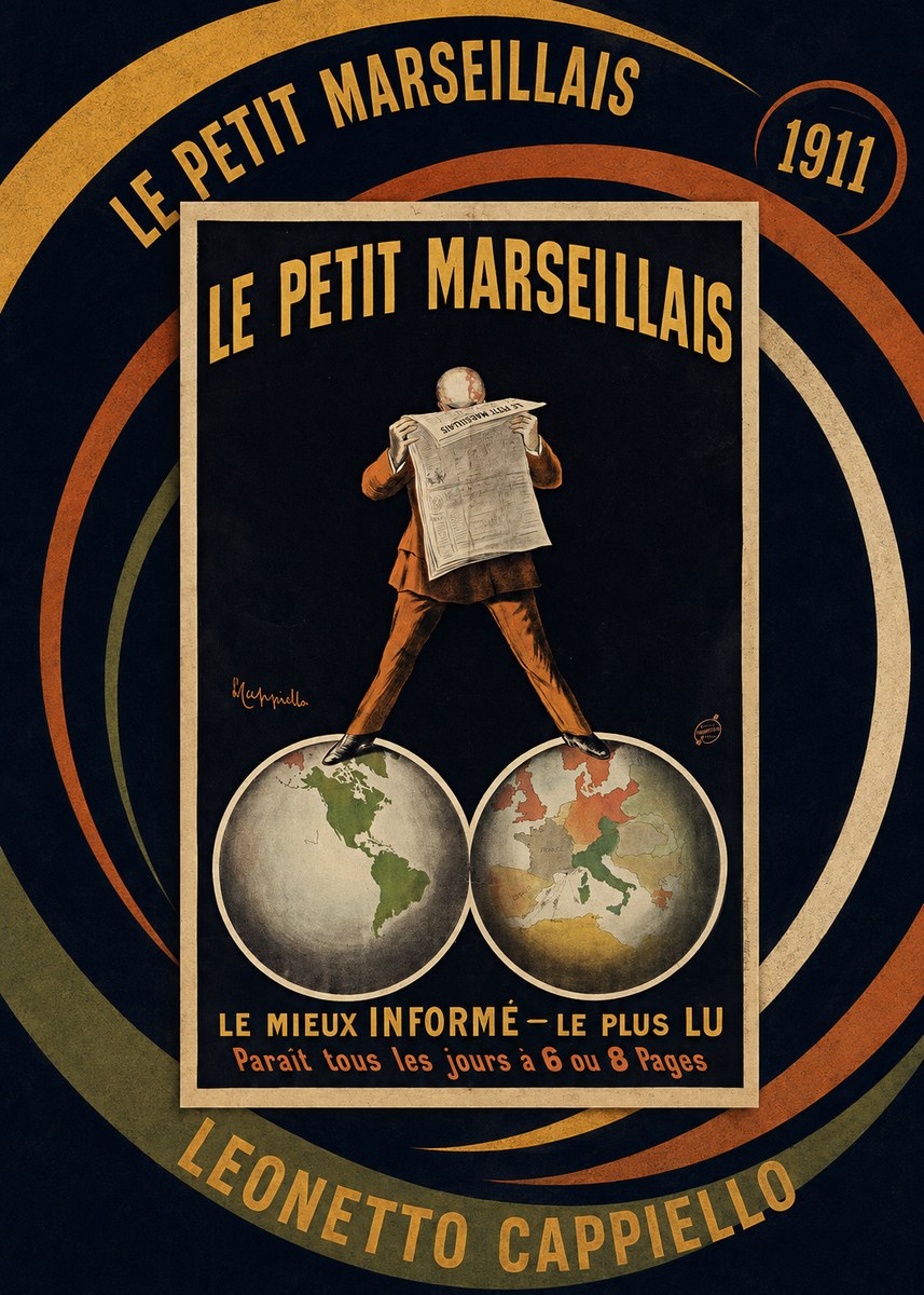 Leonetto Cappiello Le Petit Marseillais No4 - Poster