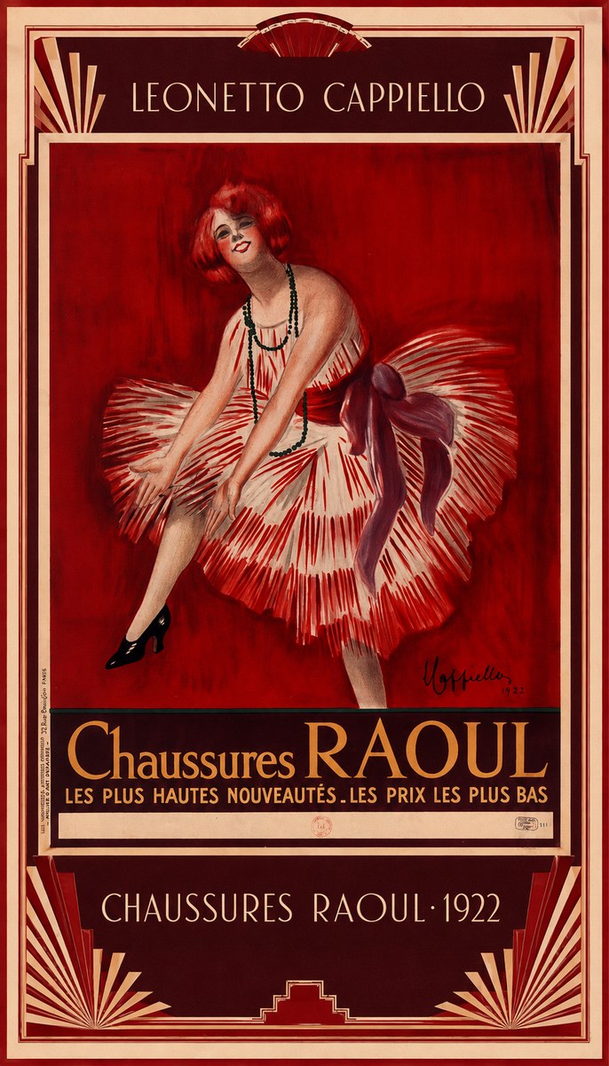 Leonetto Cappiello Chaussures Raoul No1 - Poster