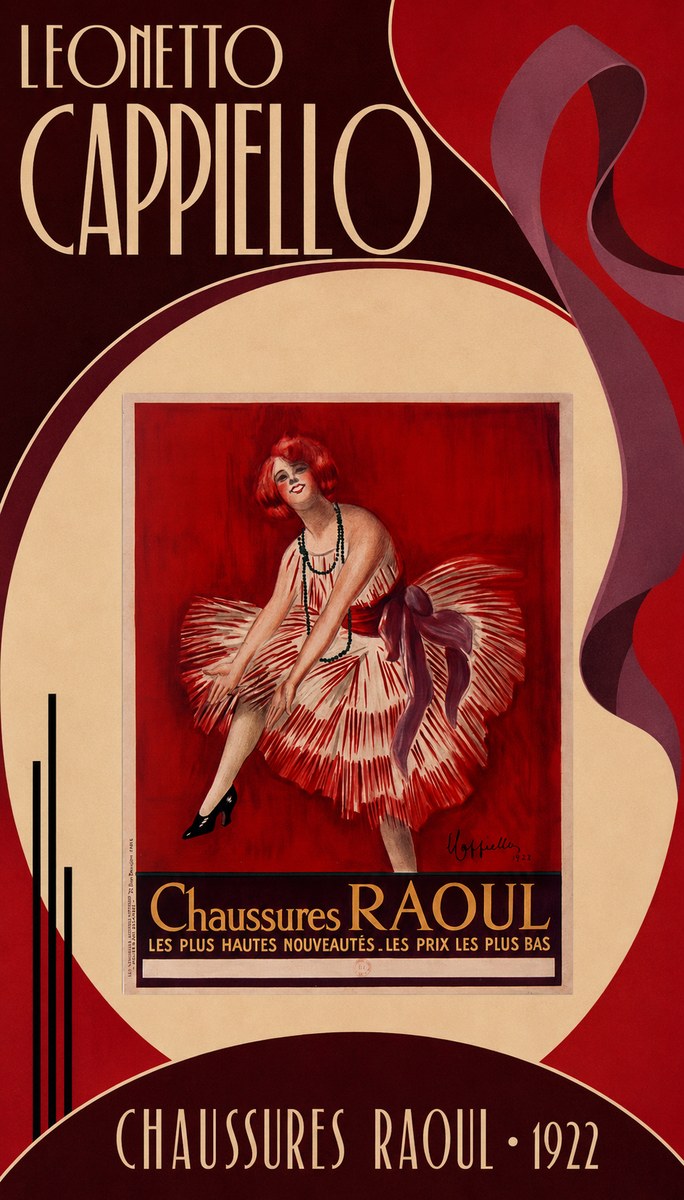 Leonetto Cappiello Chaussures Raoul No6 - Poster