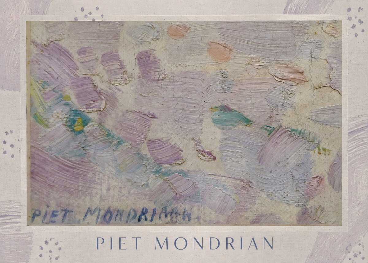 Piet Mondrian Abstract Composition No1 - Poster