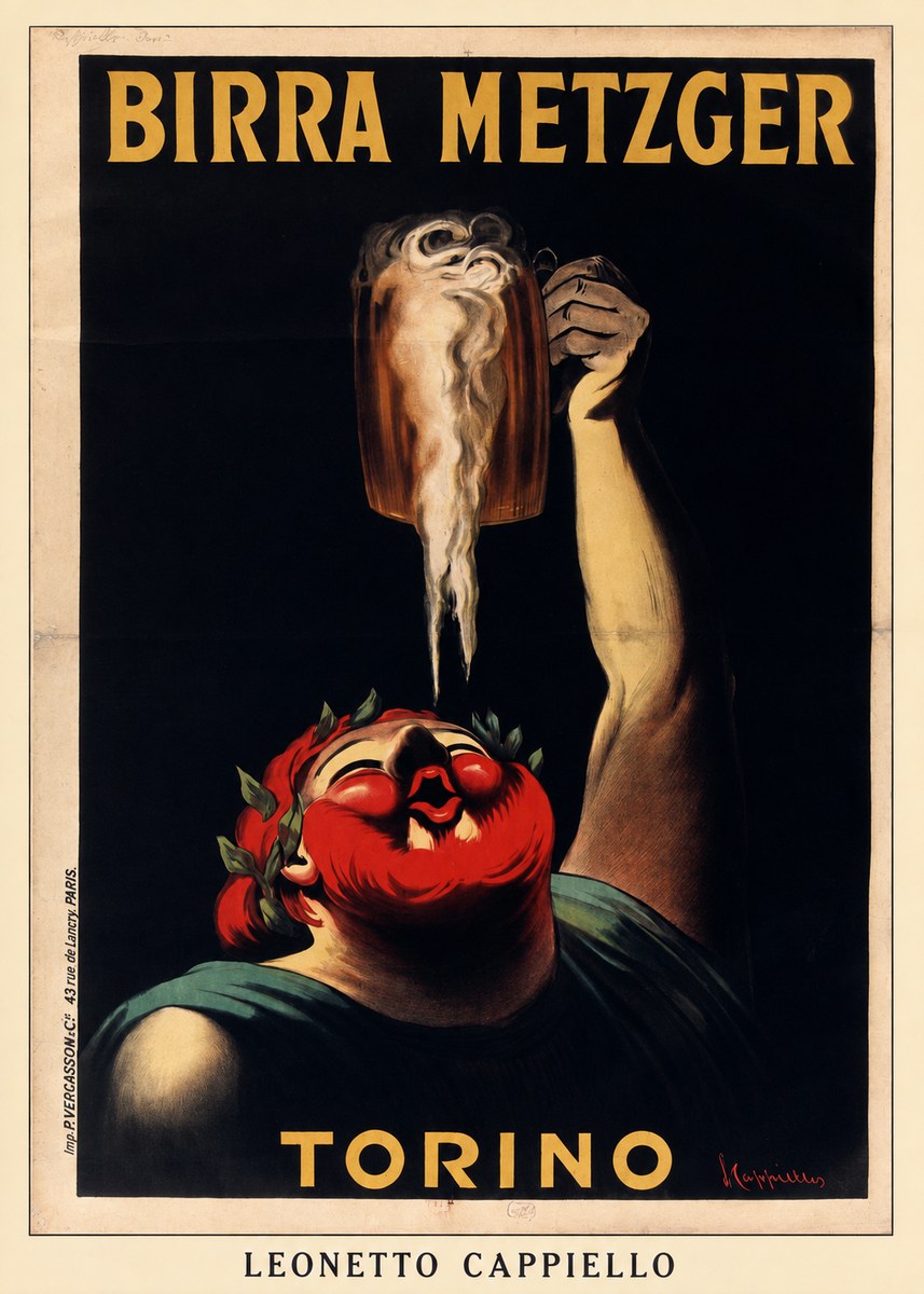 Leonetto Cappiello Birra Metzger No5 - Poster