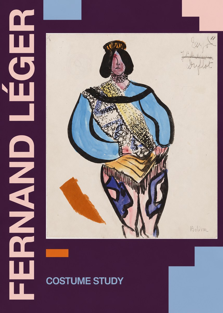 Fernand Léger Bolivar VIII No6 - Poster