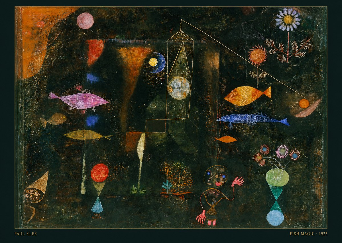 Paul Klee Fish Magic II No6 - Poster