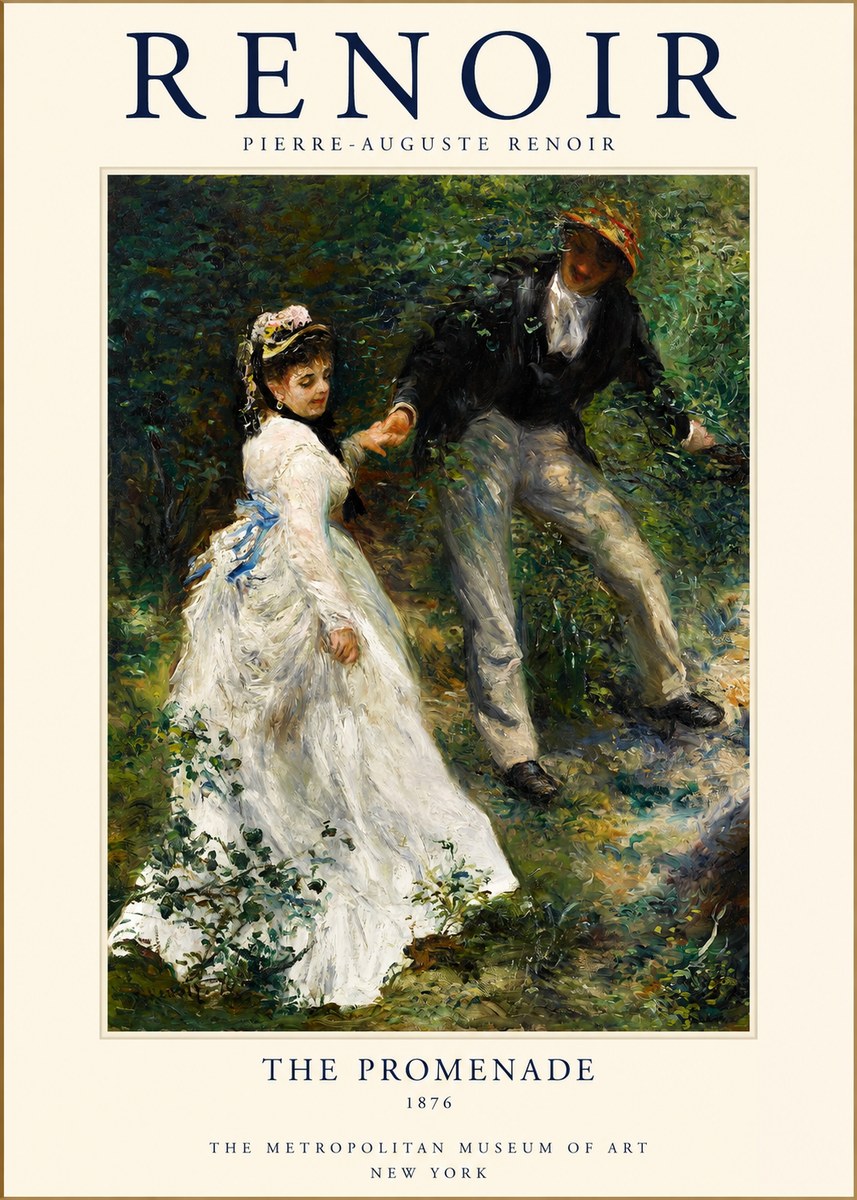 Renoir The Promenade No1 - Poster