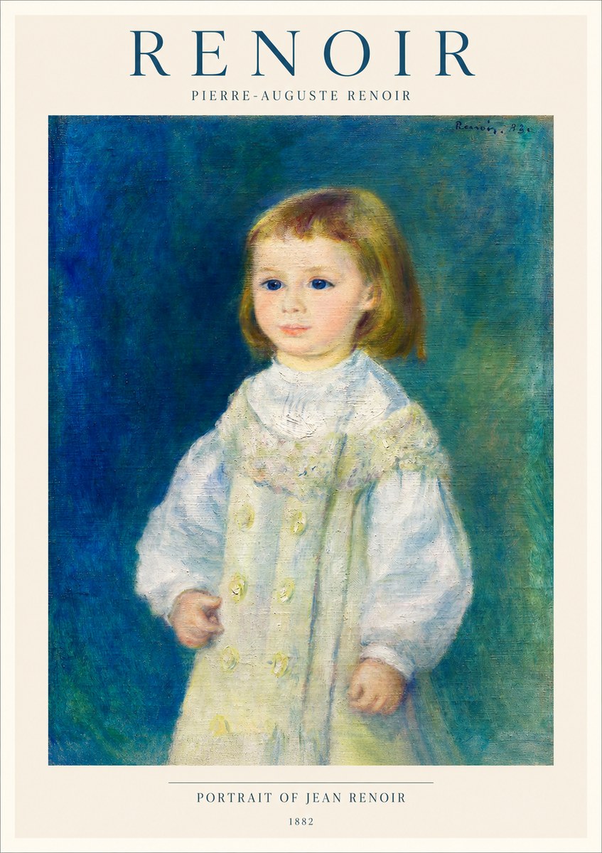 Renoir Portrait of Jean Renoir No1 - Poster
