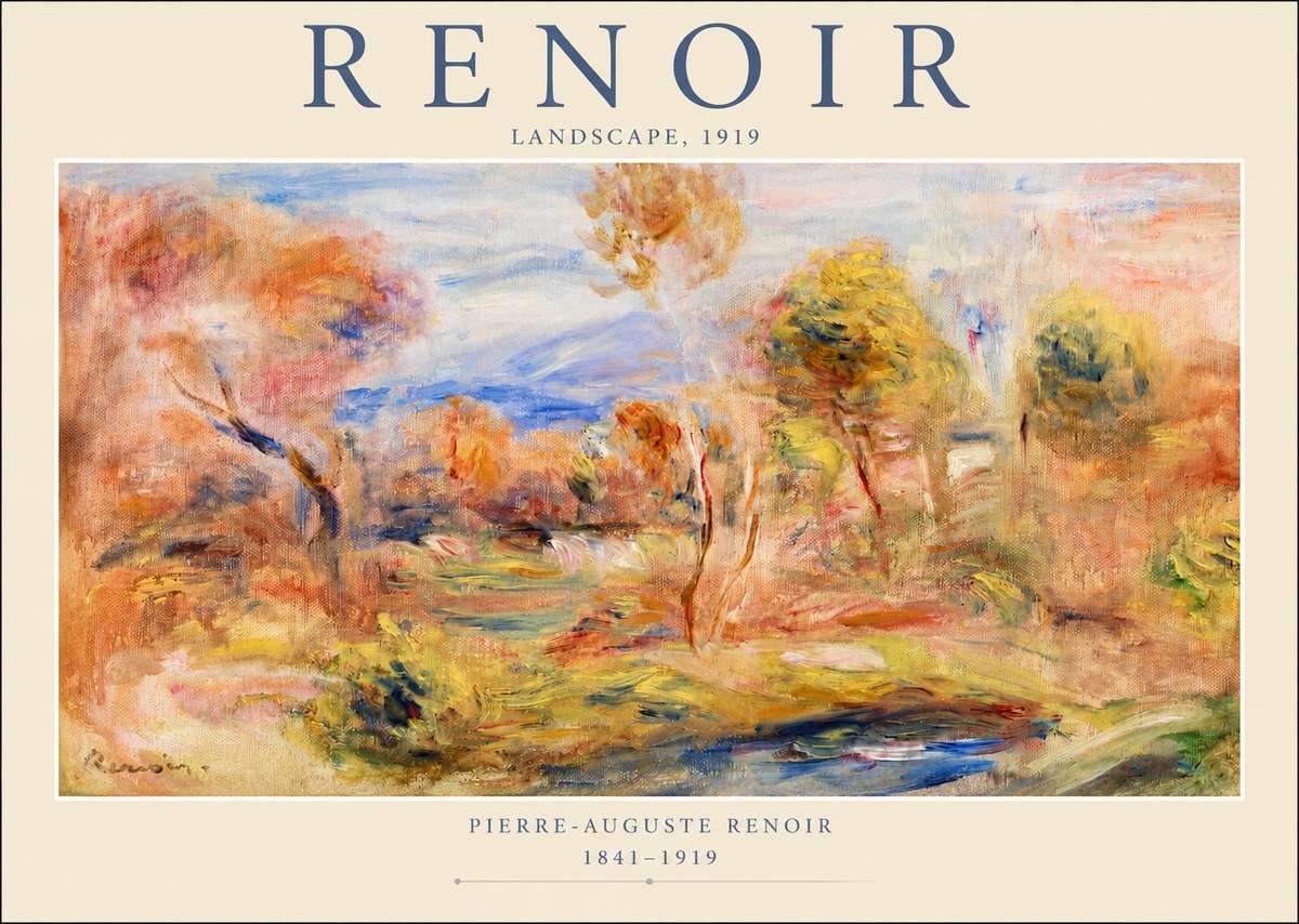 Renoir Landscape No2 - Poster
