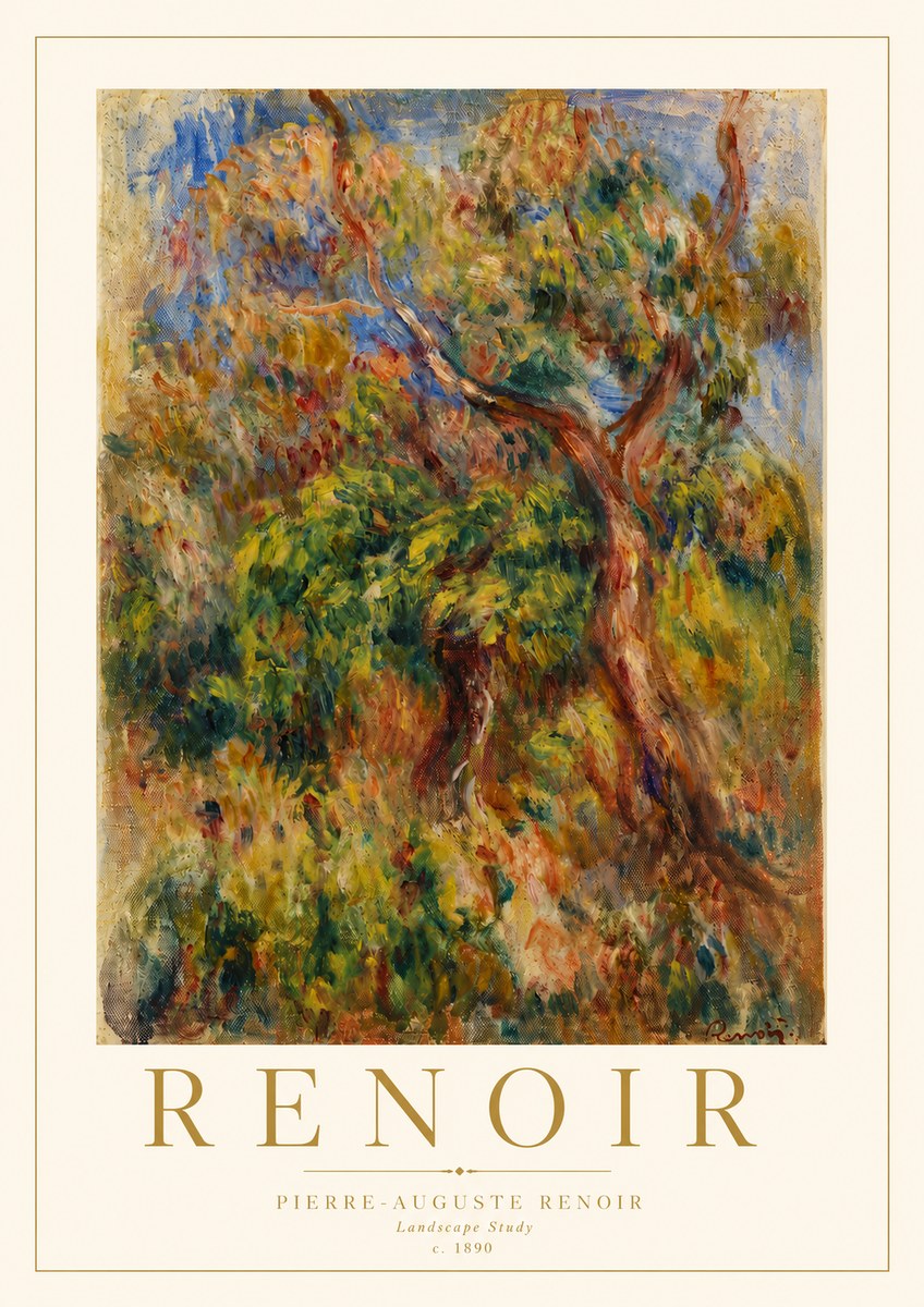 Renoir Landscape Study No4 - Poster