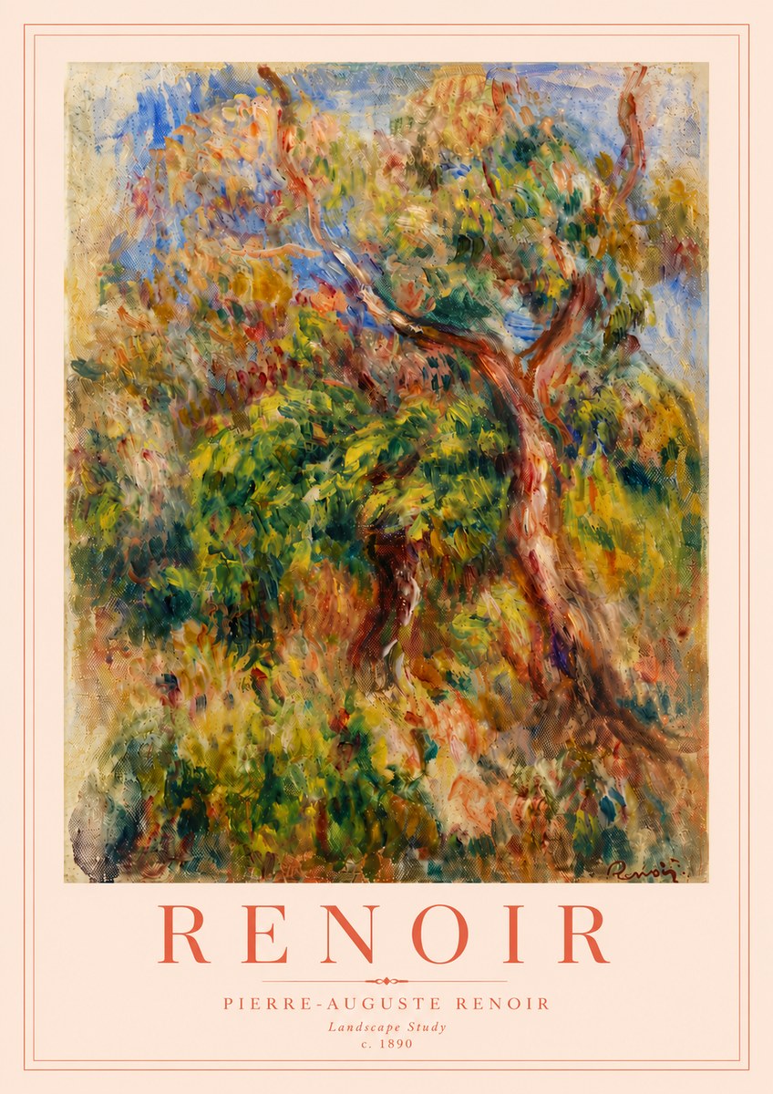 Renoir Landscape Study No6 - Poster