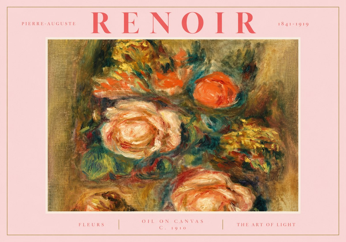 Renoir Fleurs No2 - Poster