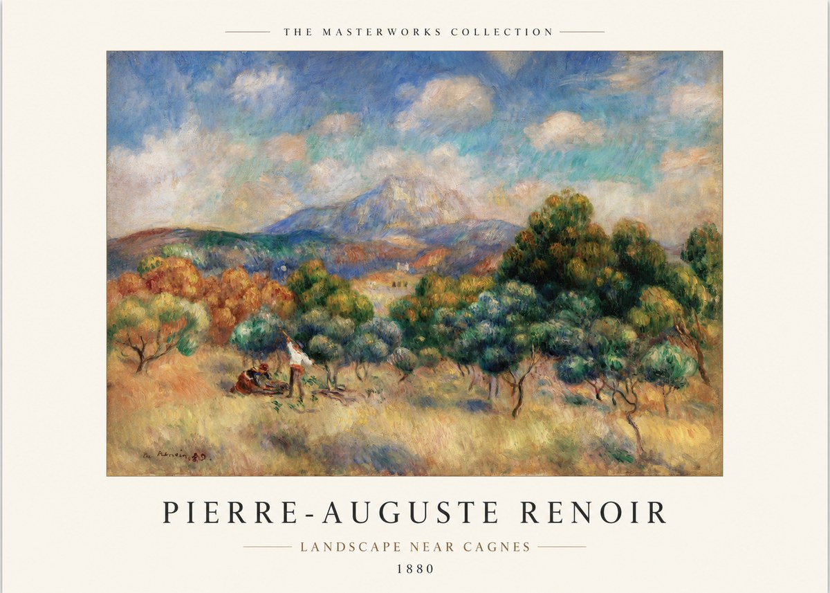 Renoir Landscape Near Cagnes I No1 - Poster