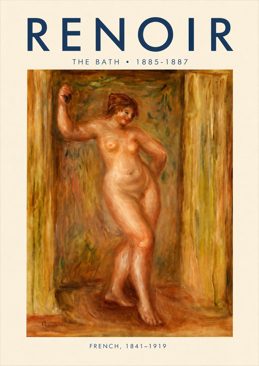 Renoir The Bath No3 - Poster