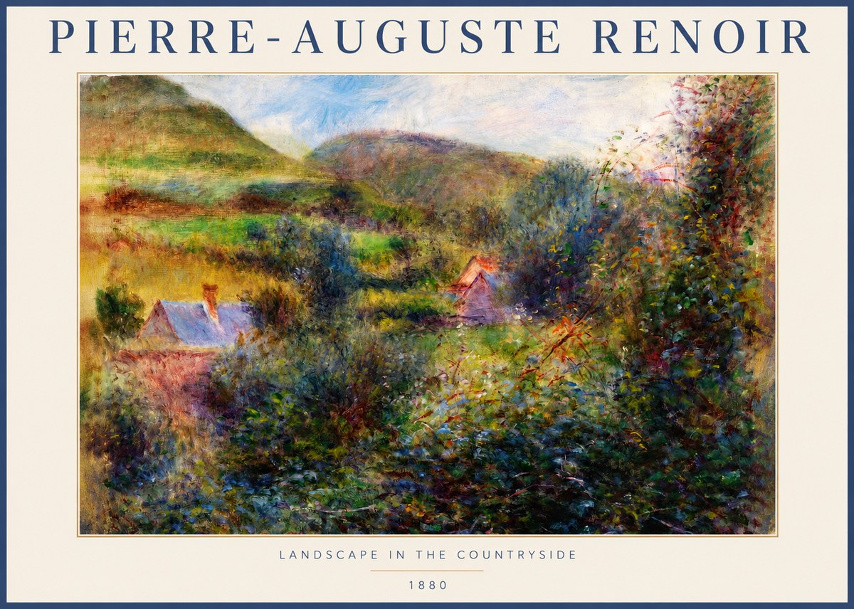 Renoir Landscape in the Countryside No2 - Poster