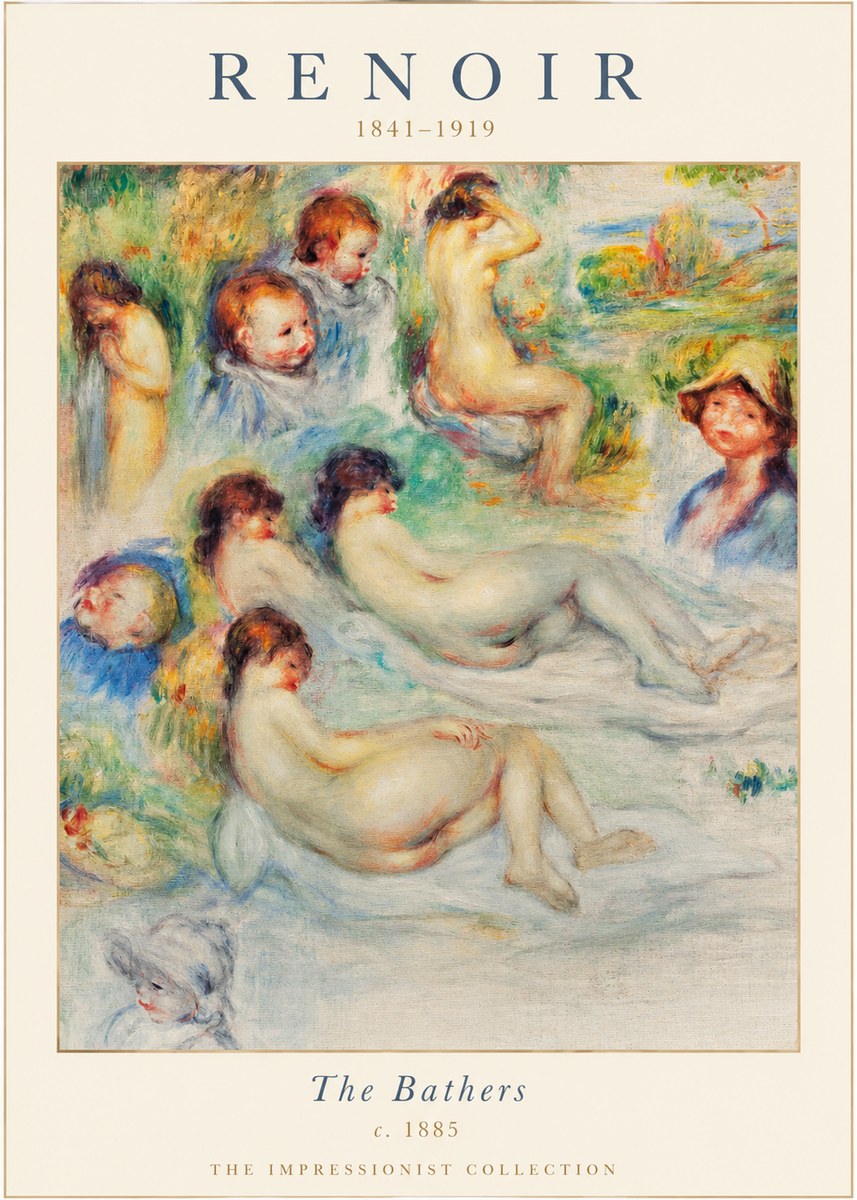 Renoir The Bathers II No1 - Poster