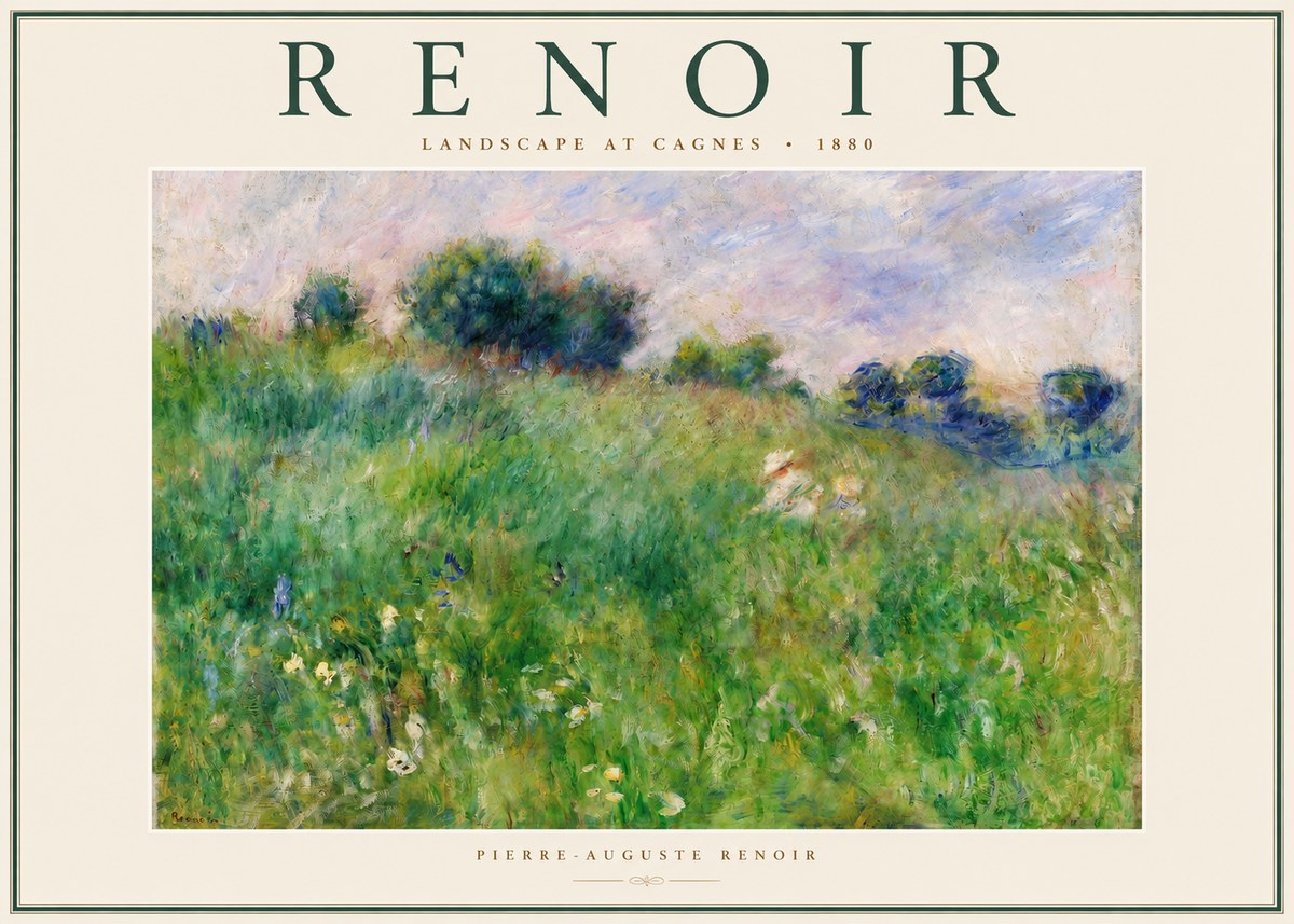 Renoir Landscape at Cagnes No2 - Poster