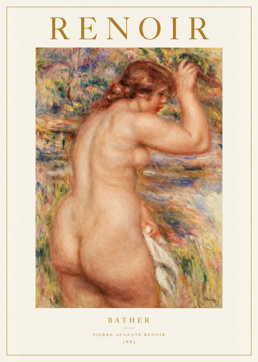 Renoir Bather No1 - Poster