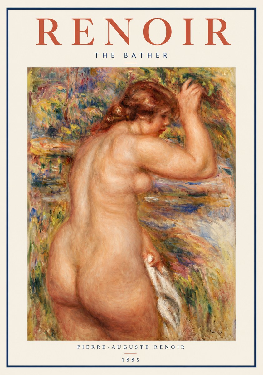 Renoir Bather No3 - Poster