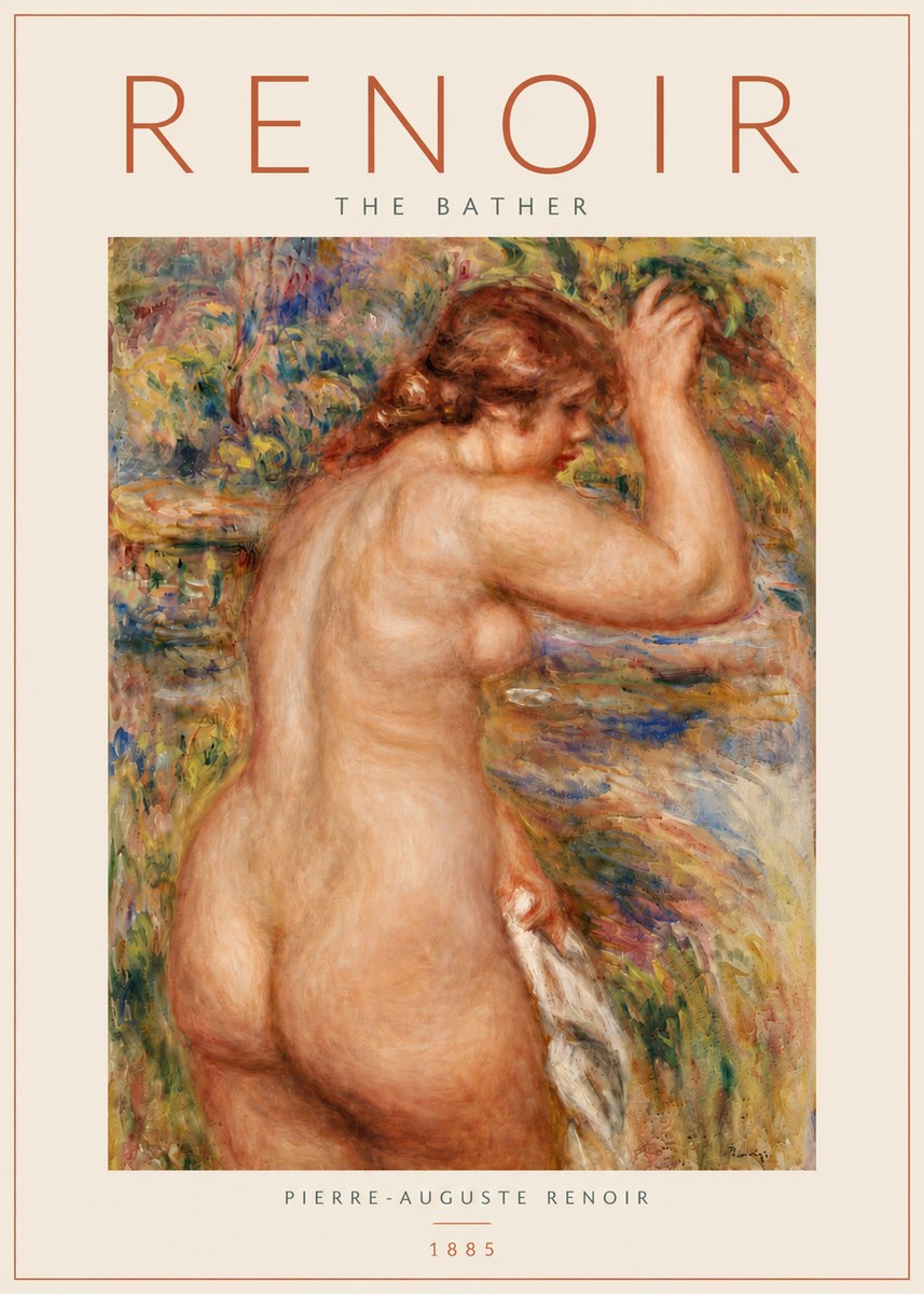 Renoir Bather No6 - Poster