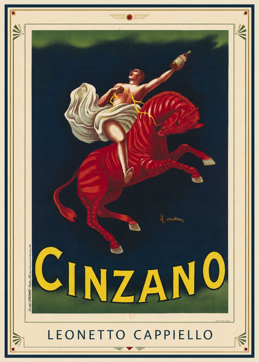 Leonetto Cappiello Cinzano No1 - Poster