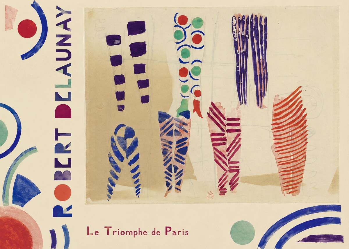 Robert Delaunay Le Triomphe De Paris IV No2 - Poster