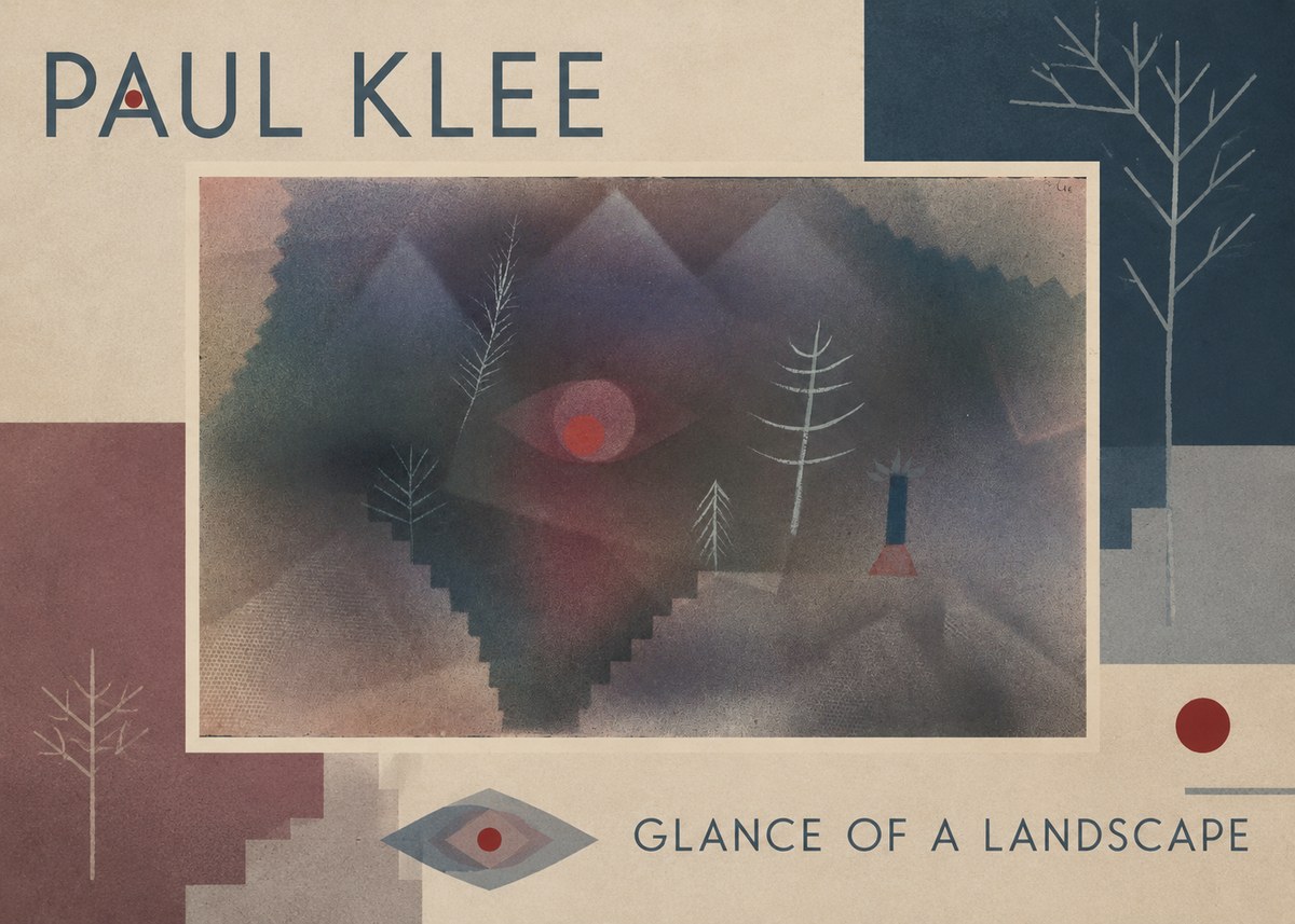 Paul Klee Glance of a Landscape No2 - Poster