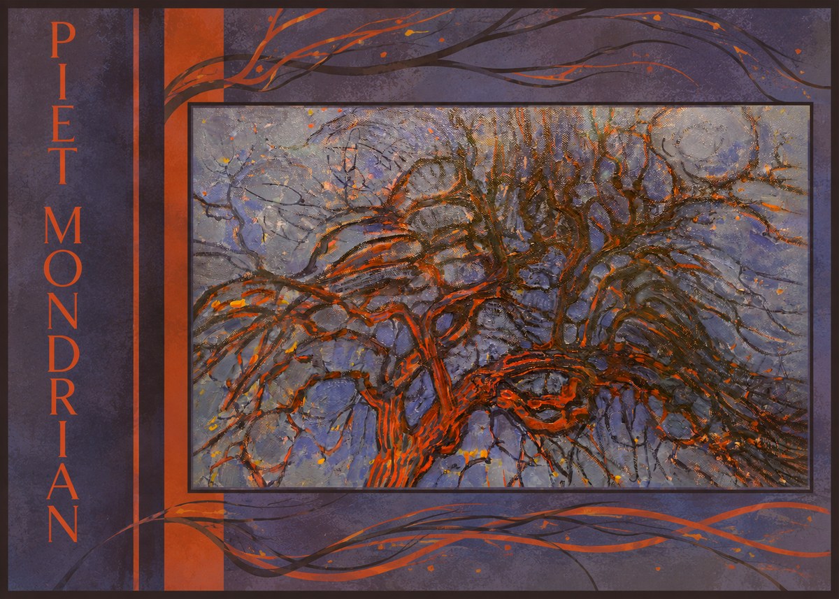 Piet Mondrian The Red Tree No2 - Poster