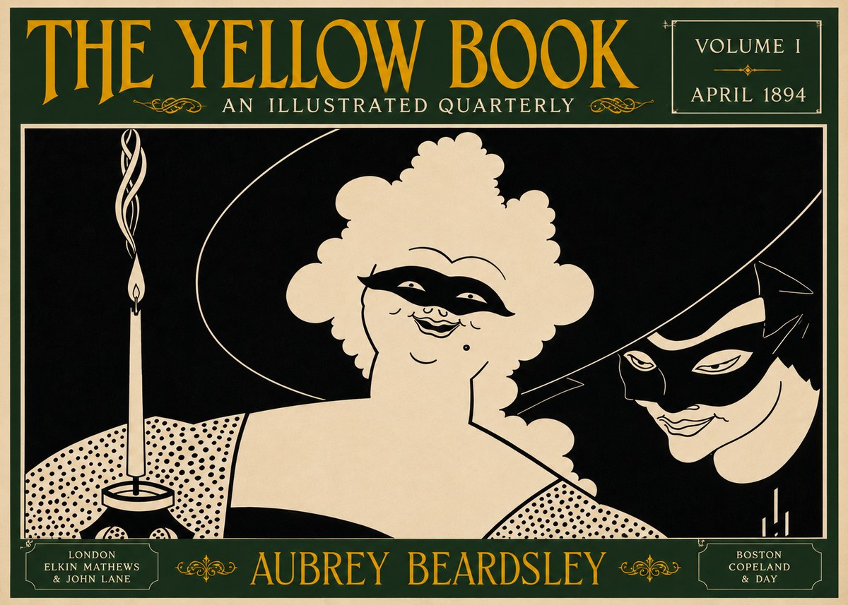 Aubrey Beardsley The Yellow Book I No6 - Poster