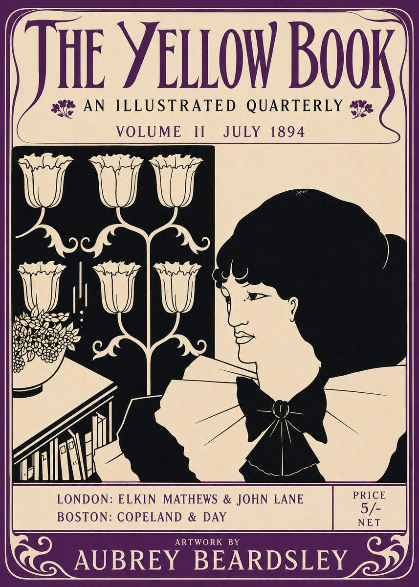 Aubrey Beardsley The Yellow Book - Volume Ii July 1894 No3 - Poster