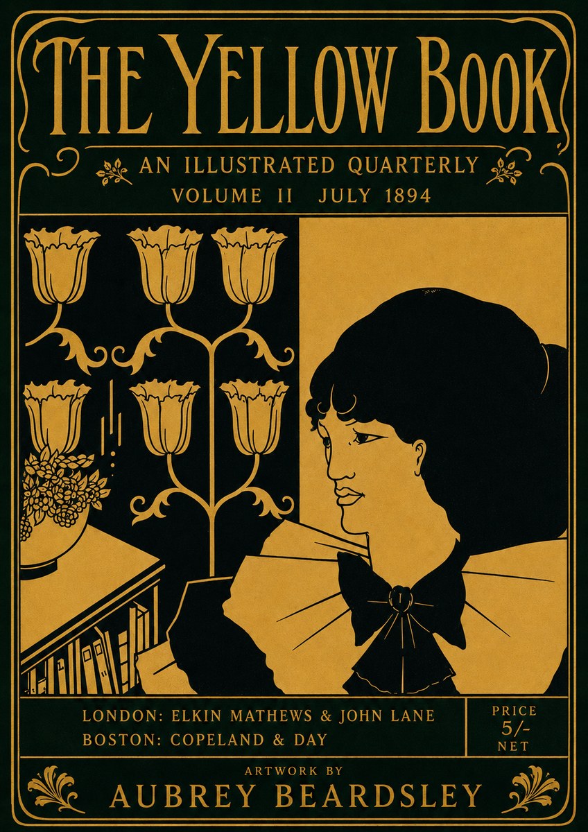 Aubrey Beardsley The Yellow Book - Volume Ii July 1894 No4 - Poster