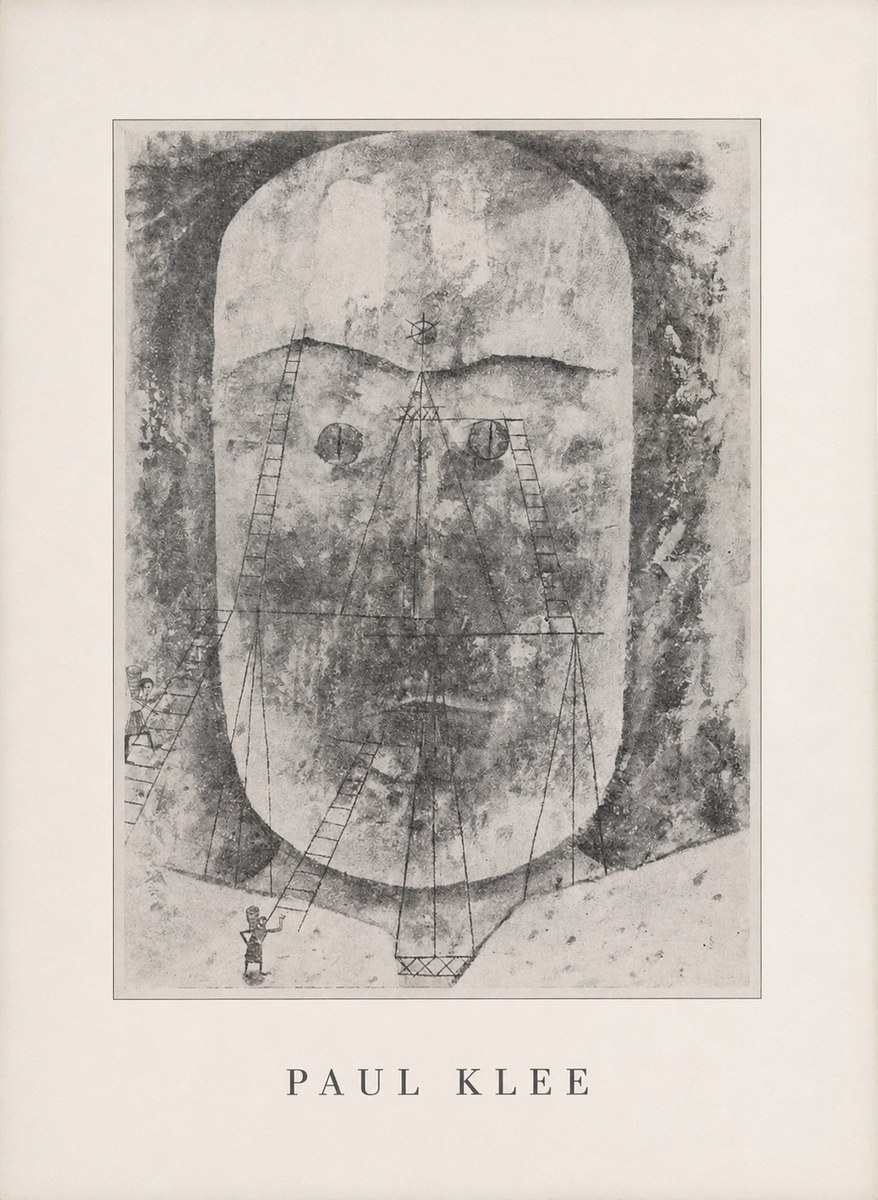 Paul Klee Monument in the Fertile Land No5 - Poster