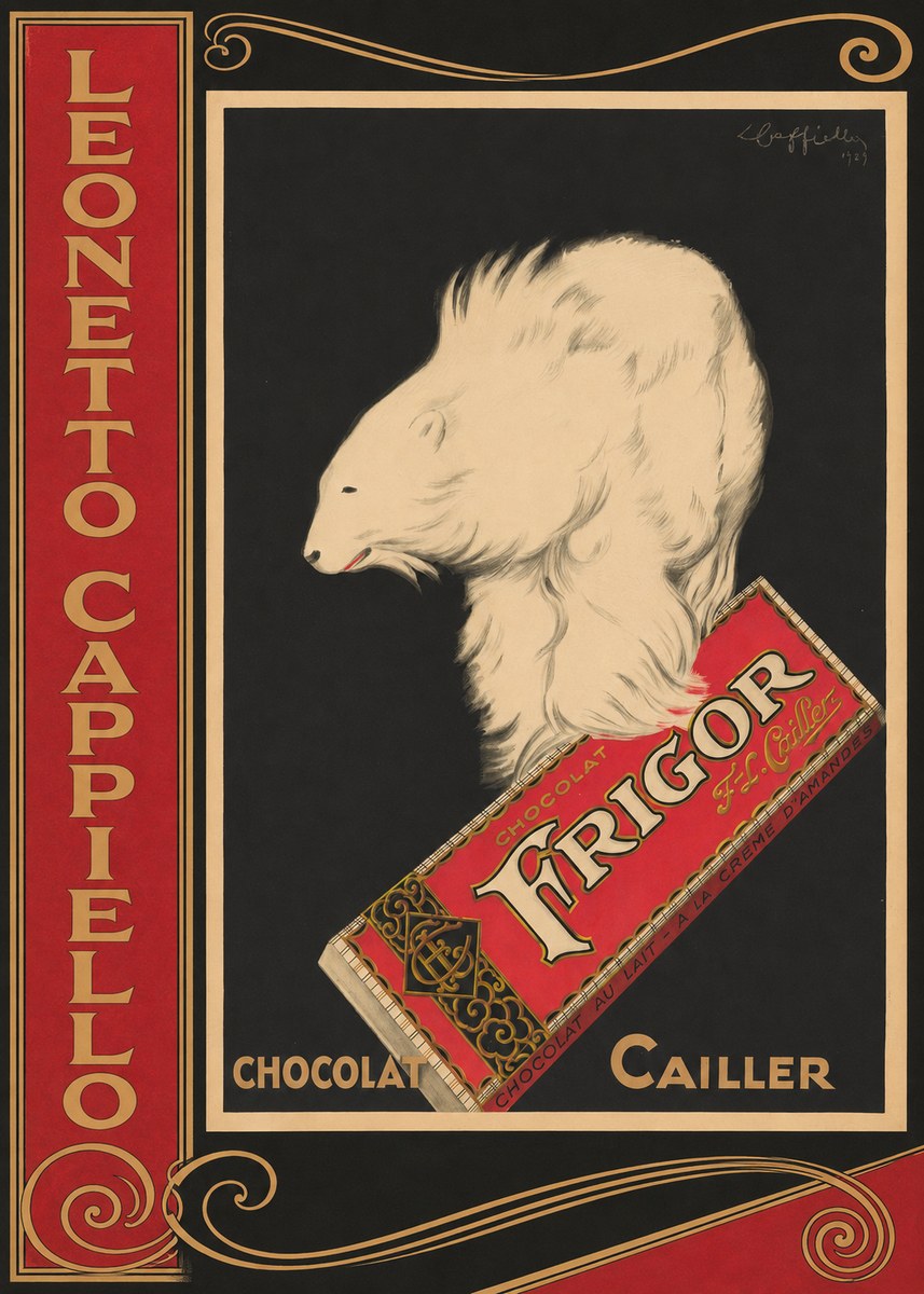 Leonetto Cappiello Chocolat Frigor No2 - Poster