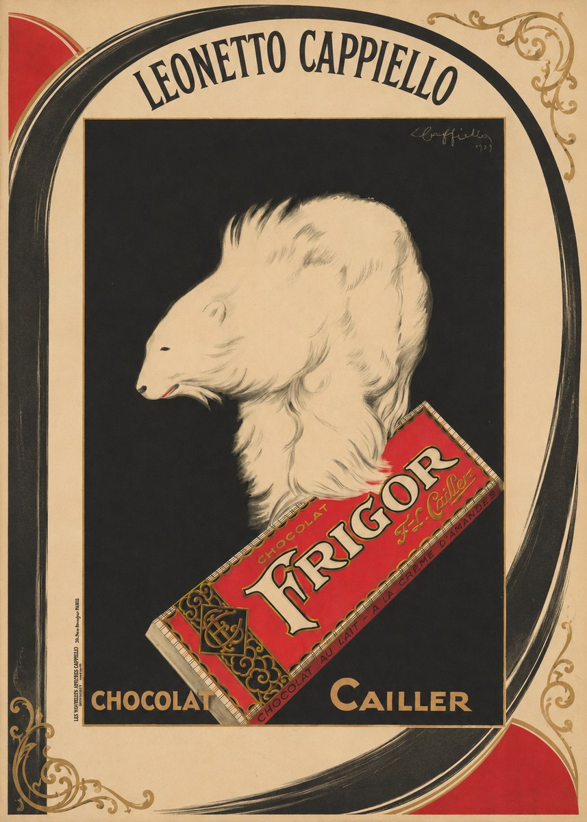 Leonetto Cappiello Chocolat Frigor No5 - Poster