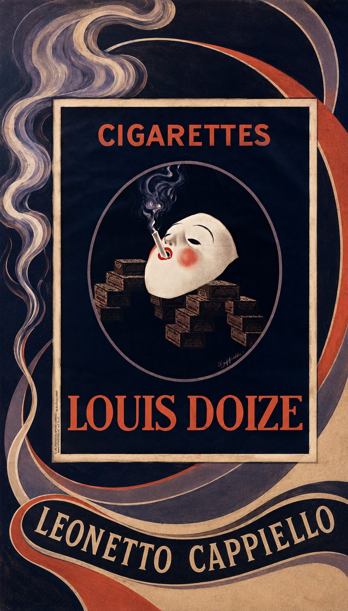 Leonetto Cappiello Cigarettes Louis Doize No3 - Poster