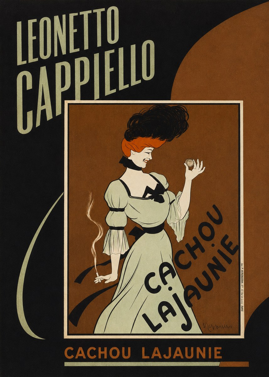 Leonetto Cappiello Cachou Lajaunie No4 - Poster