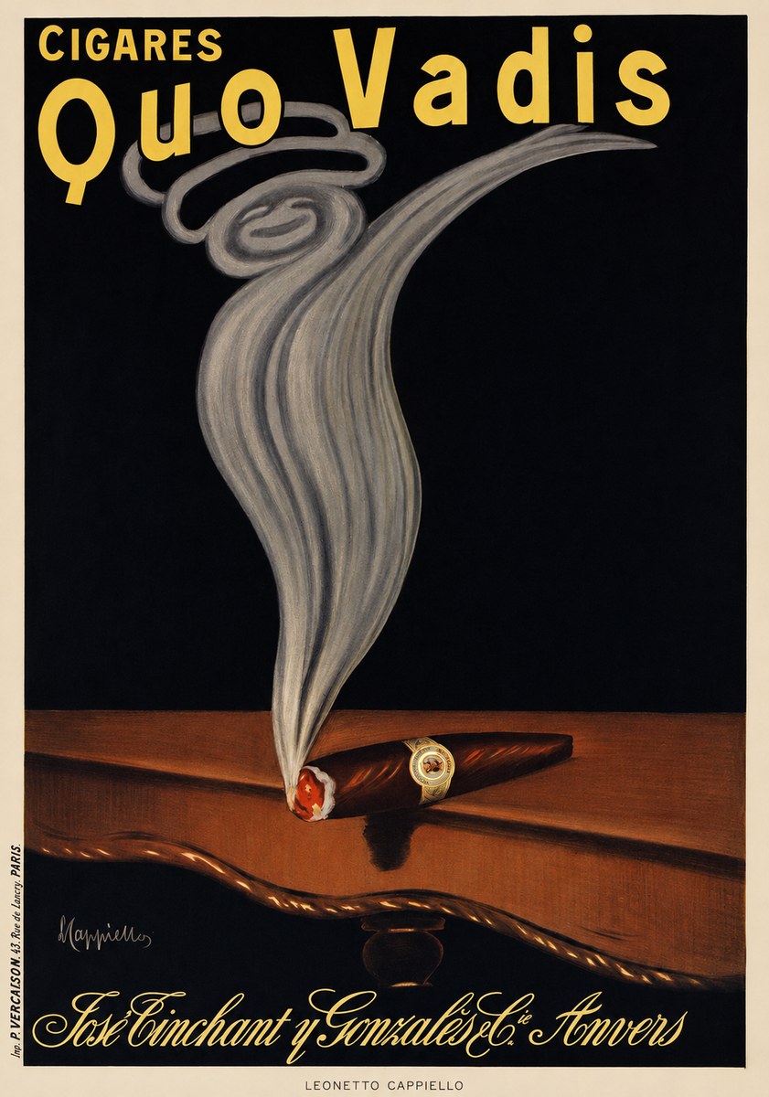 Leonetto Cappiello Quo Vadis No6 - Poster