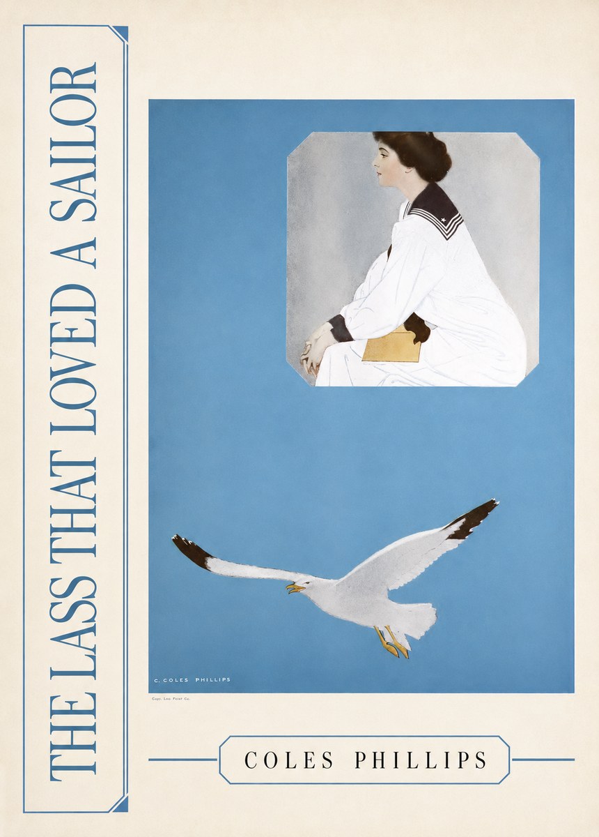 Coles Phillips The Lass That Loved a Sailor No2 - Poster
